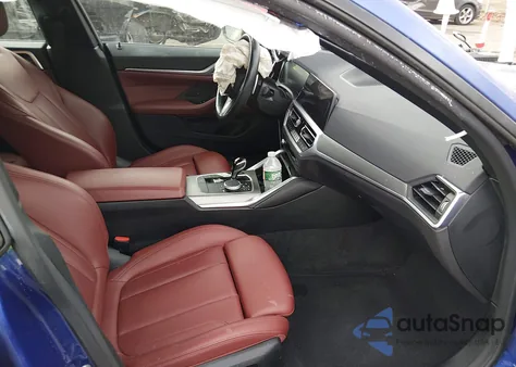 2022 BMW M440I Gran Coupe xDrive z USA, uszkodzony, nr VIN WBA13AW06NFM21778